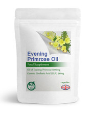 Evening Primrose Oil 1000mg Capsules (EPO Cold Pressed High GLA) Hair, Hair Care