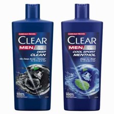Clear Men Anti Dandruff Shampoo Deep Clean Grease Control XXL 610ml