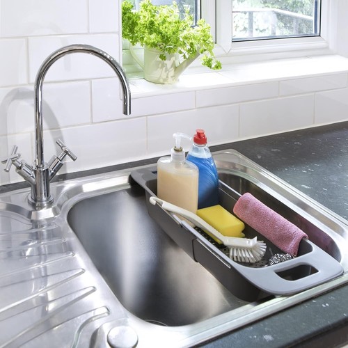 Kitchen sink caddy grey - kitchen,