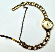 Womens Vintage Accurist Solid 9ct Yellow Gold Wrist Watch 375 Jewellery Gift