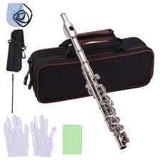 Piccolo Instrument White Copper Nickel Plated C Key Piccolo Flute For GYQA