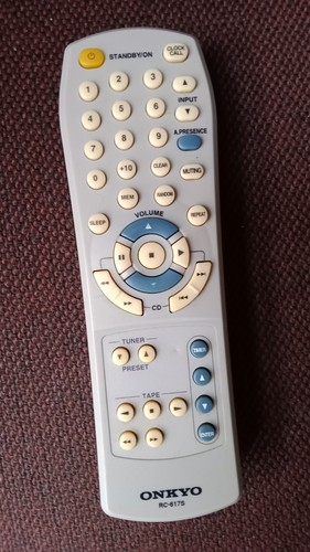 Genuine onkyo 617s remote - rc-617s,