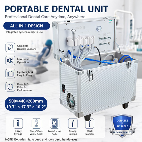 Portable dental turbine - turbine, unit