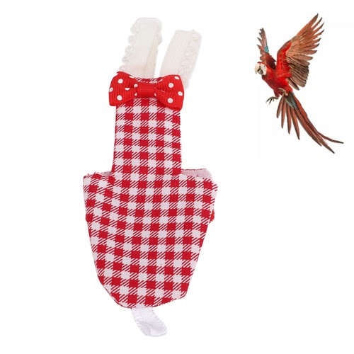 Bird diaper adjustable red - bird,