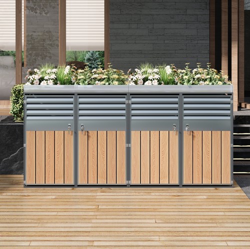 Wheelie bin storage x - x, 240l