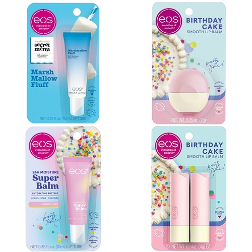 Eos lip balm birthday cake - birthday,