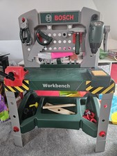 BOSCH WORK BENCH PLAY SET TOOL SHOP TOOLS CREATIVE KIT BOYS KIDS WORKBENCH TOY
