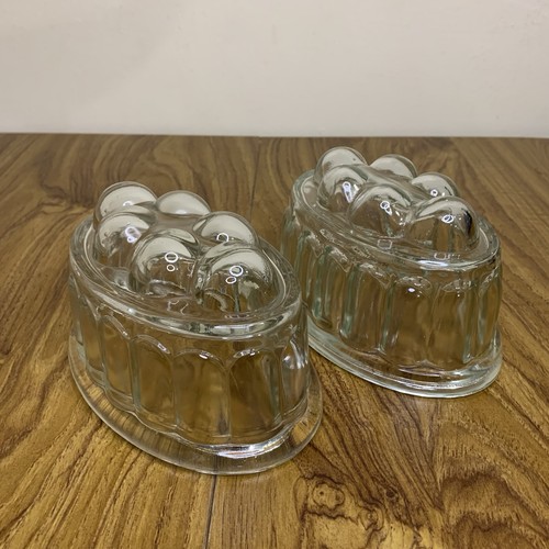 Vintage glass jelly moulds - vintage,