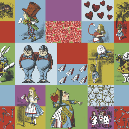 Alice wonderland patchwork - in,
