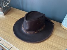 Rogue leather outback hat