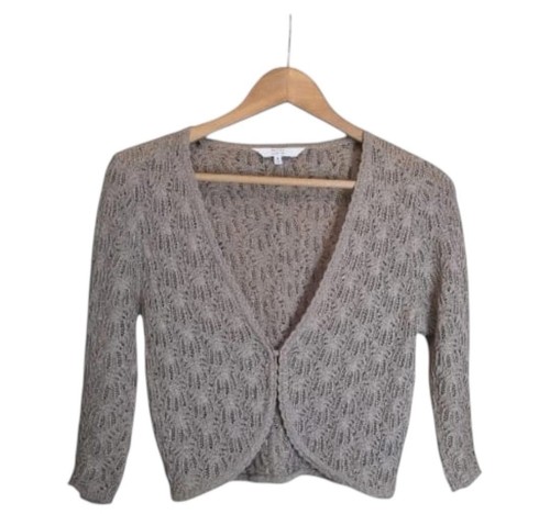 Debenhams brown crop bolero - debenhams,