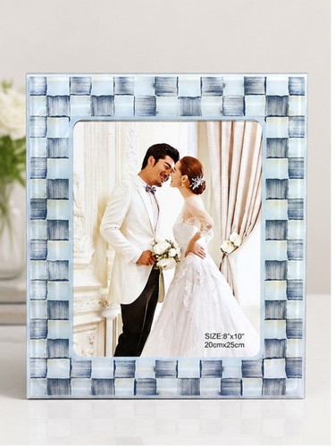 Grey white check photo - grey,