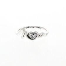 GENUINE PANDORA Mum Pave Heart