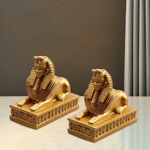 2pcs sphinx statues egyptian - sphinx,