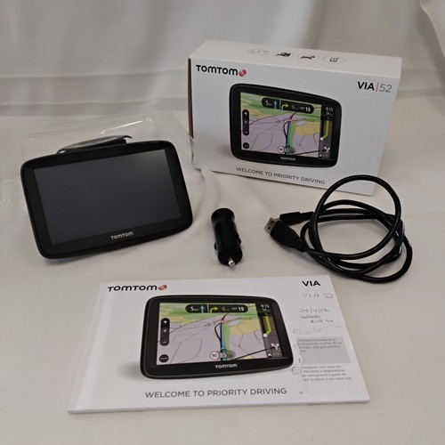Tomtom via sat nav boxed - via,