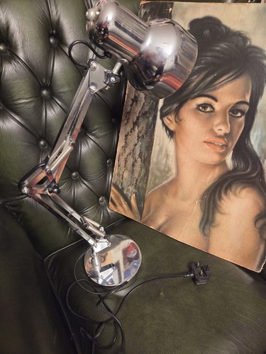 Anglepoise style lamp - anglepoise, chrome