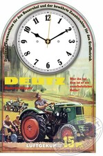Vintage wall clock motif Deutz