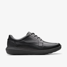 Clarks Mens Watchet Lace Black