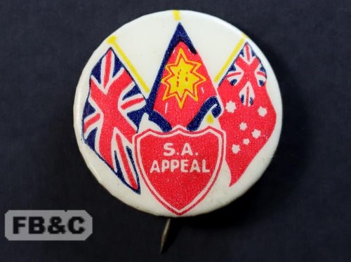 Salvation army appeal pin - army,