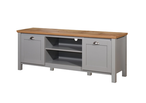 Cabinet with doors oak - 2,