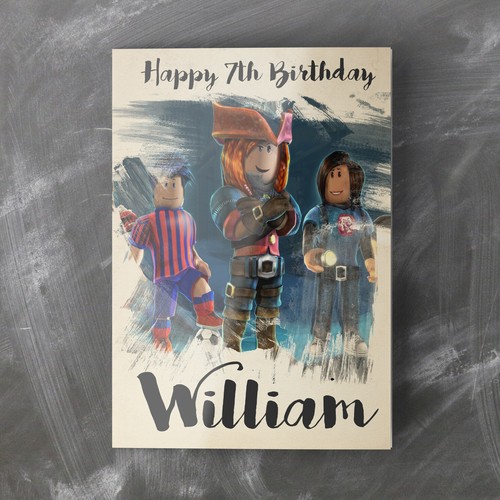 Roblox personalised birthday - roblox,