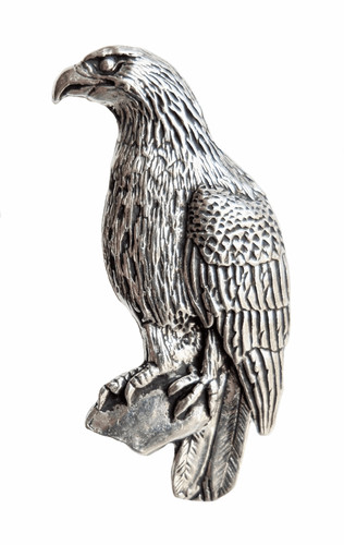 Golden eagle pewter - eagle, pin