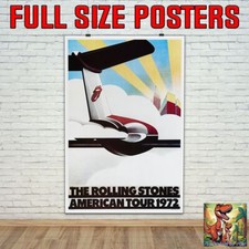 The Rolling Stones American 1972 Live Concert Tour Poster Similar To A1 36"x24"