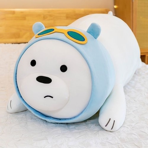 Polar bear plushie soft - bear, toy