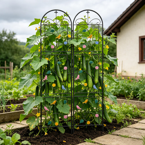 2pack iron garden trellis with - 2pack,