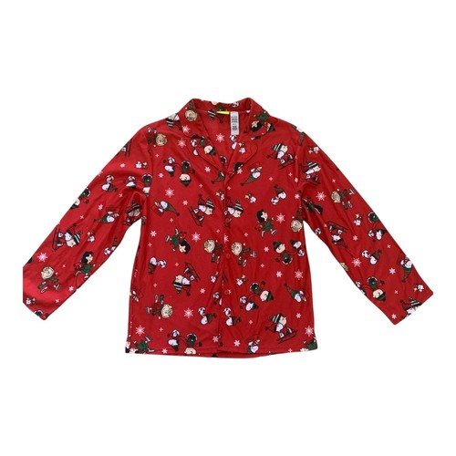 Peanuts pajama shirt mens - peanuts, lg