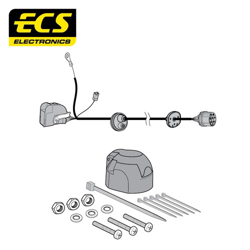 Ecs pin car towbar electrics - towbar,