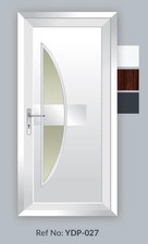 Modern Curved Glass Door Panel