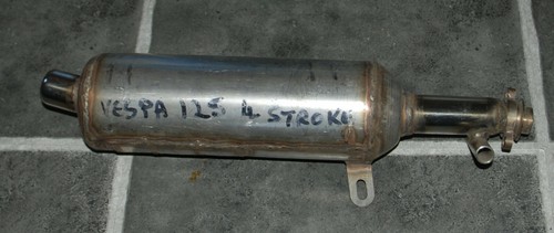 New stainless steel vespa 125 - new,