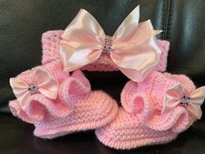 Hand knitted Romany Bling baby