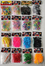 LOOM BANDS ASSORTED COLOURS,MAKE YOUR OWN BRACELETS DIY KIT,600 PCS,