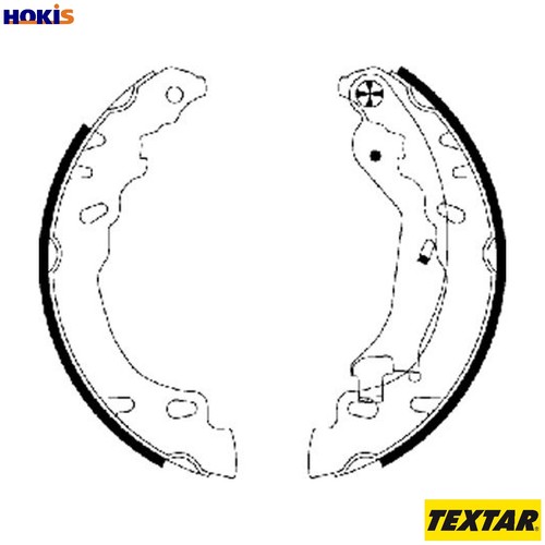 Brake shoe set 91064600 - shoe,