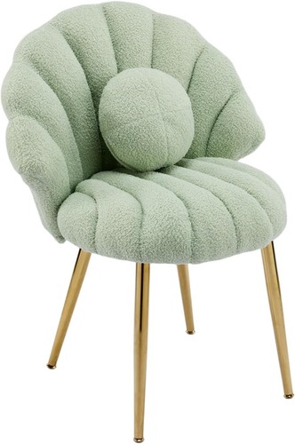 Shell shaped vanity chair - shell-shaped,