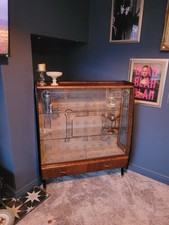 Vintage 1950s Cocktail/Display Cabinet Kitsch Gin Bar can deliver locally 