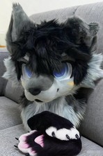 Fursuit Long haired Dog Fox