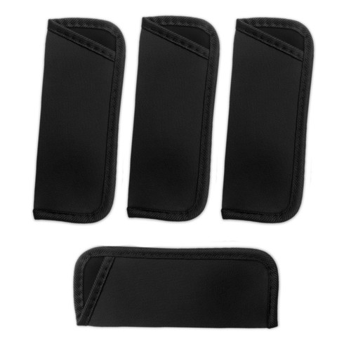 4pcs black pouch soft glasses - soft,