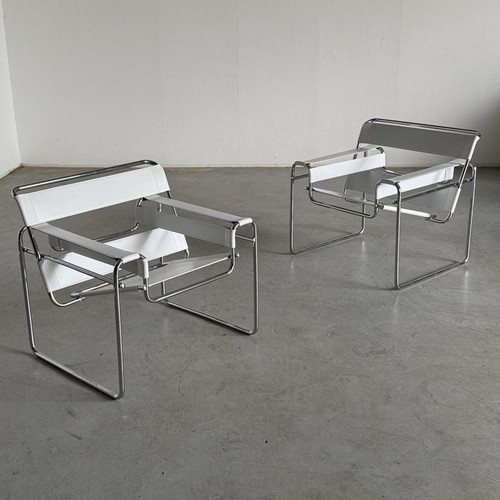 Wassily chairs white real - wassily,