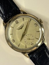 LONGINES 9ct Gold Vintage 1950’s Men’s Manual Sub-Seconds Dress Watch - 23Z