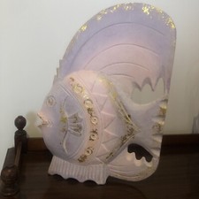 Vintage Very Large Painted