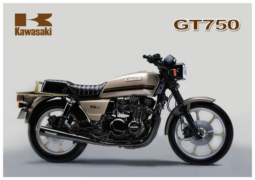 Kawasaki poster gt750 1982 - kawasaki,