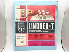 VINTAGE LINDNER T TRANSPARENT 1976 JERSEY STAMP COLLECTION PAGES ALBUM