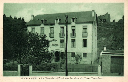 Old postcard lac - old,