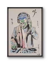 THE FOCUSED DJ 12x16 ABSTRACT