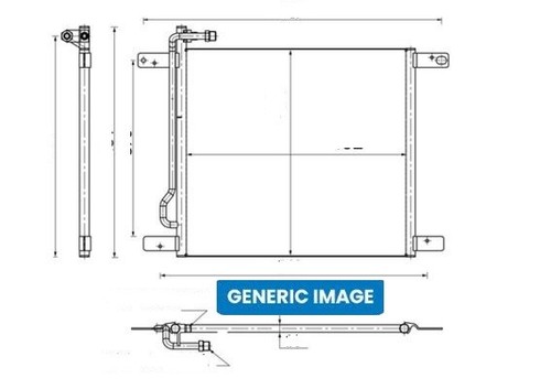 Mahle condenser parallel - mahle, a/c