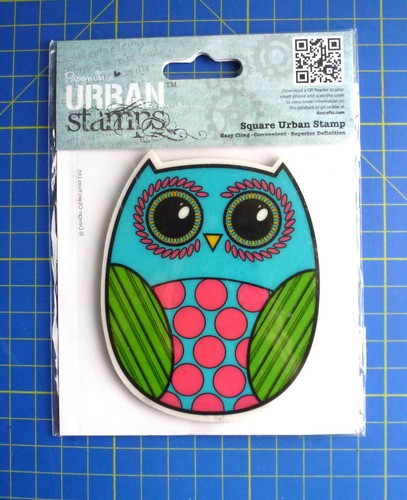 Craft stamps large owl - large,