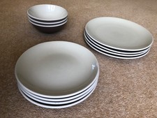 8 Denby plates and 3 bowls